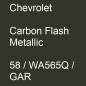 Preview: Chevrolet, Carbon Flash Metallic, 58 / WA565Q / GAR.